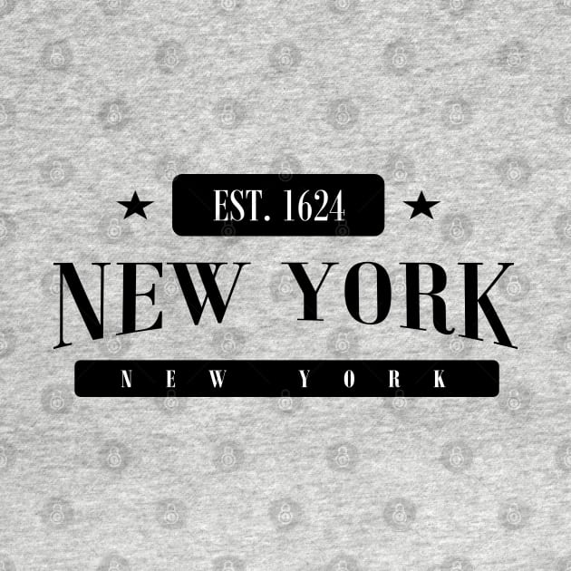 New York Est. 1624 (Standard Black) by MistahWilson